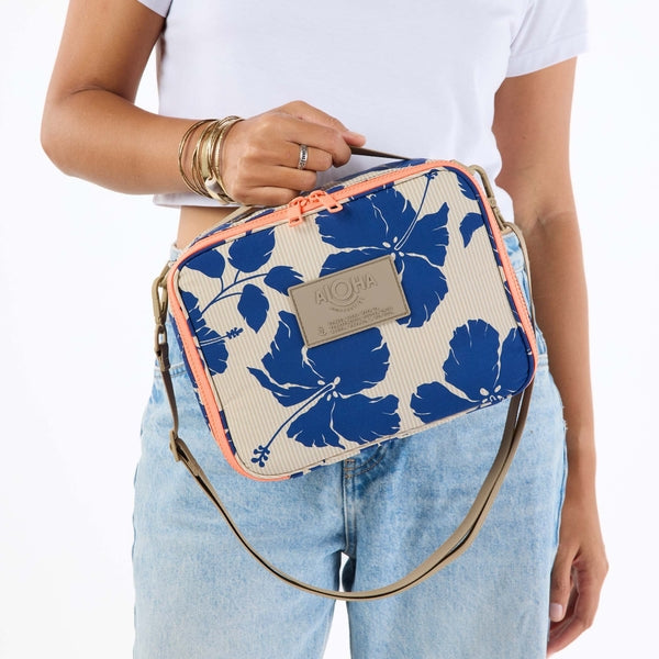 ALOHA COLLECTION LUNCH BOX / SALINA TINY STRIPE / NAVY