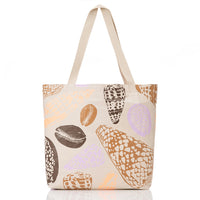 ALOHA COLLECTION REVERSIBLE TOTE / MITER LINEUP / NECTARINE LAVENDER