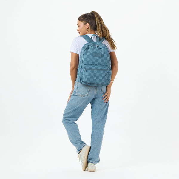 ALOHA COLLECTION KEEP IT LIGHT BACKPACK / PUA CHECK / SLATE
