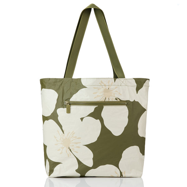 ALOHA COLLECTION REVERSIBLE TOTE / MARKETSTRIPE / OLIVE SANDSTONE