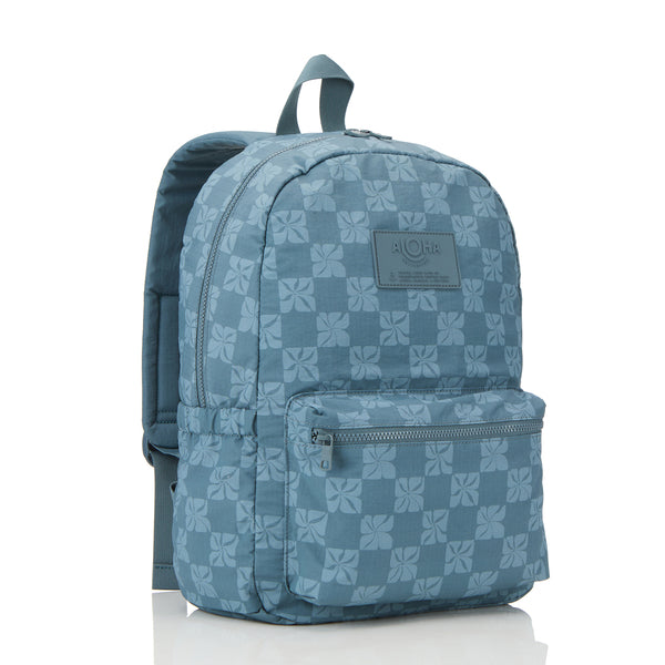 ALOHA COLLECTION KEEP IT LIGHT BACKPACK / PUA CHECK / SLATE