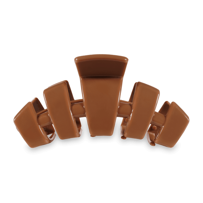 TELETIES HAIR CLIPS LARGE - CLASSIC CARAMEL