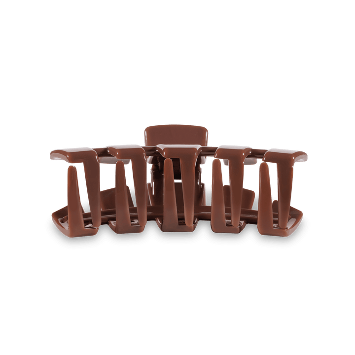 TELETIES HAIR CLIPS MEDIUM - CLASSIC NUTMEG