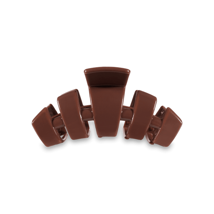 TELETIES HAIR CLIPS MEDIUM - CLASSIC NUTMEG