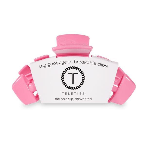 TELETIES HAIR CLIPS LARGE - PEONIES PLEASE