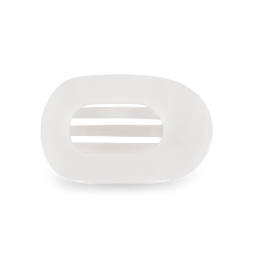 TELETIES SMALL ROUND CLIP - COCONUT WHITE