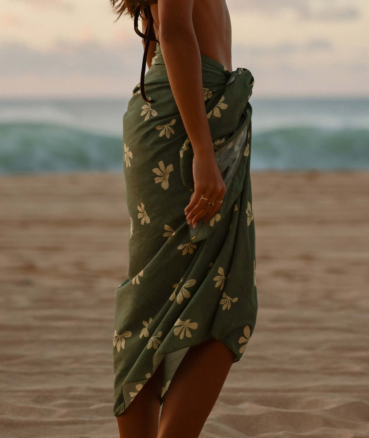 TAG ALOHA CO PAREO ORGANIC COTTON - NAUPAKA