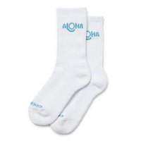 ALOHA COLLECTION ALOHA CREW SOCK - TIDE