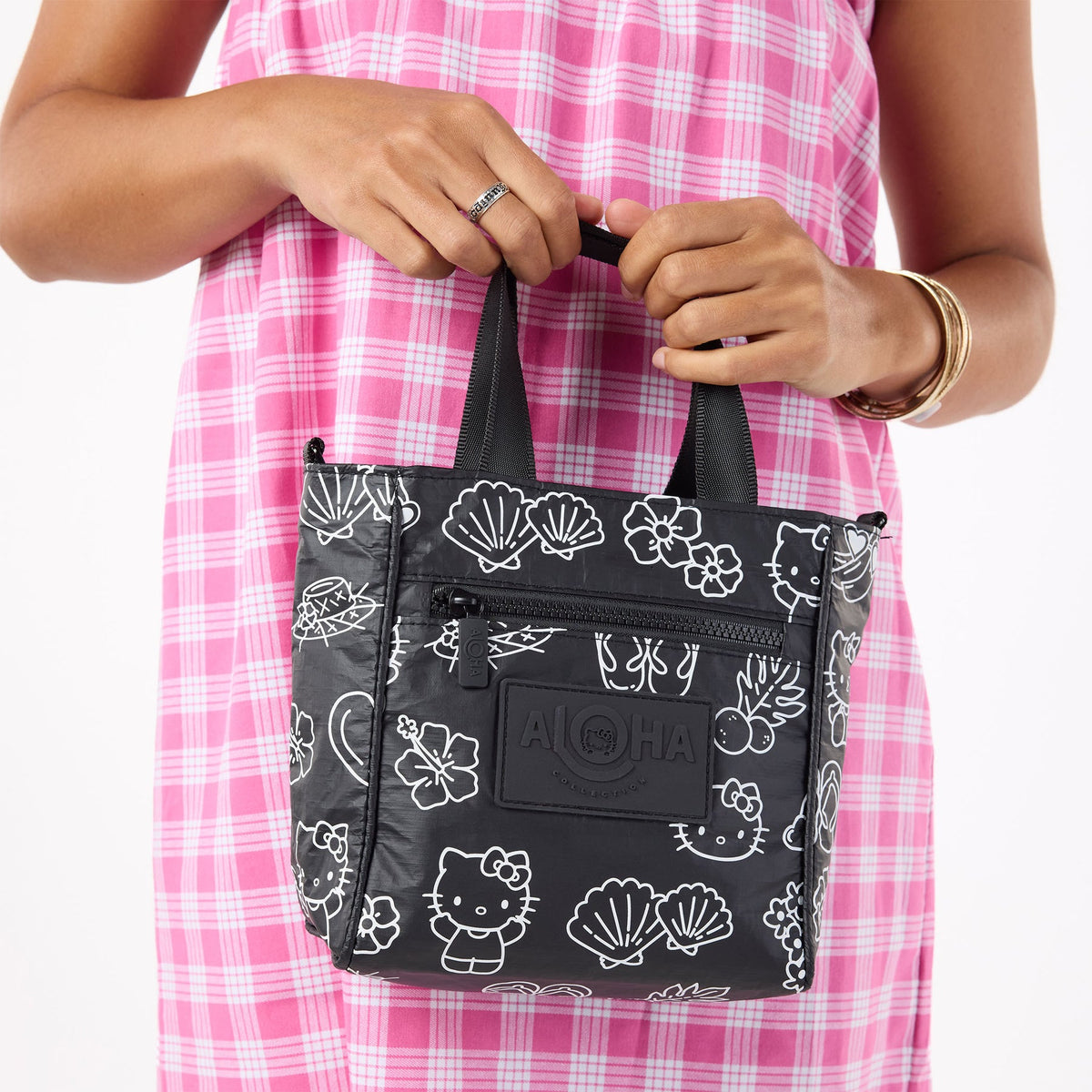 ALOHA COLLECTION CROSSBODY / ALOHA ICON / WHITE BLACK