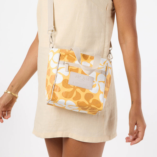 ALOHA COLLECTION CROSSBODY / FUNKY PLUMERIA / HONEY