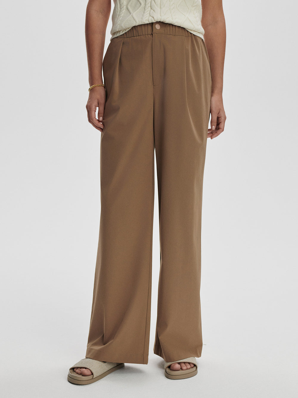 VARLEY KAYSON WIDE LEG 29.5 - TAUPE