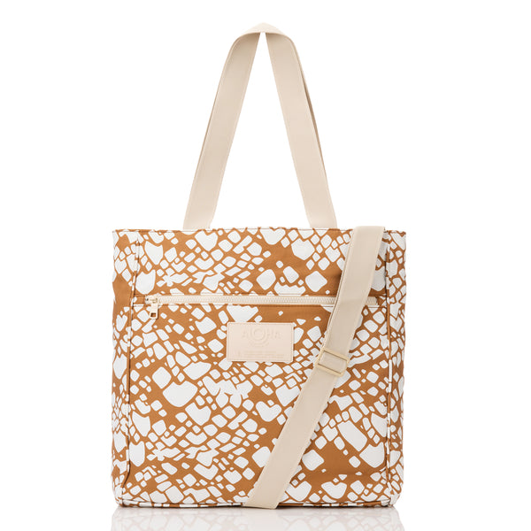 ALOHA COLLECTION DAILY TOTE / TEXTILE CONE / BROWN SUGAR
