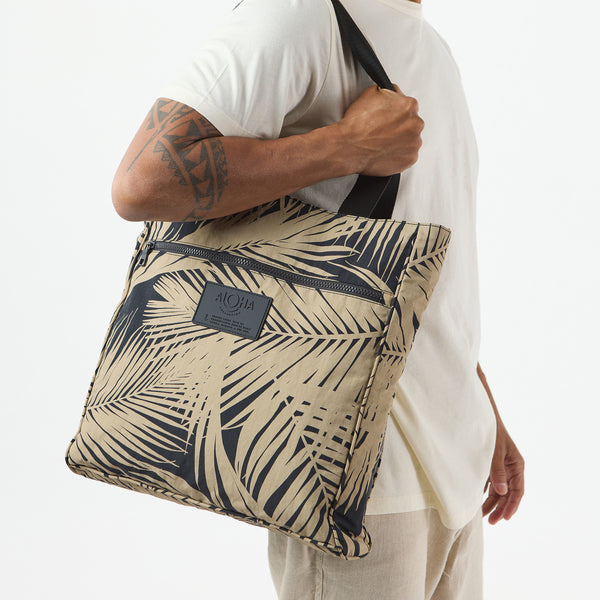 ALOHA COLLECTION DAILY TOTE / ARECA / FRAPPE/BLACK
