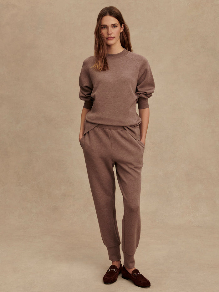 VARLEY SLIM CUFF PANT 27.5" - DEEP TAUPE