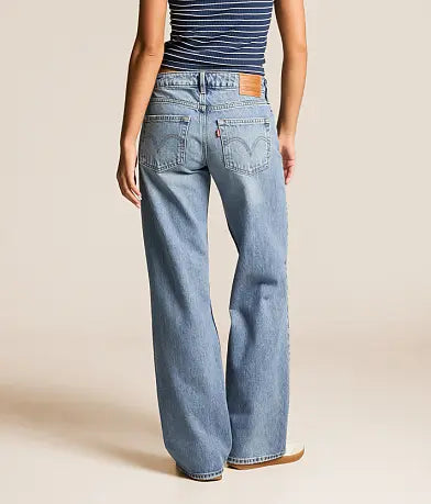 LEVIS LOW LOOSE WOMENS JEANS - SHAKEY GROUND 0044