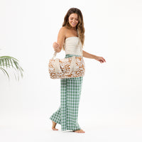 ALOHA COLLECTION SPORTY DUFFLE / TEXTILE CONE / BROWN SUGAR