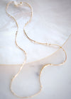 KE ALOHA JEWELRY DELICATE TWIN DOT GOLD SNAKE CHAIN NECKLACE 18" - KALILI