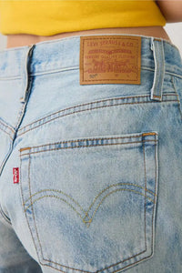 LEVIS 501 ORIGINAL FIT HIGH RISE WOMENS SHORTS - FLORALISH 0534