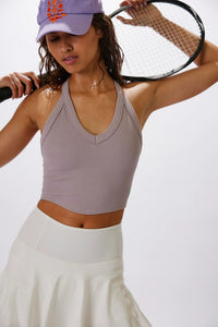 FREE PEOPLE ALL CLEAR V NECK CAMI - GOAL POST 9684