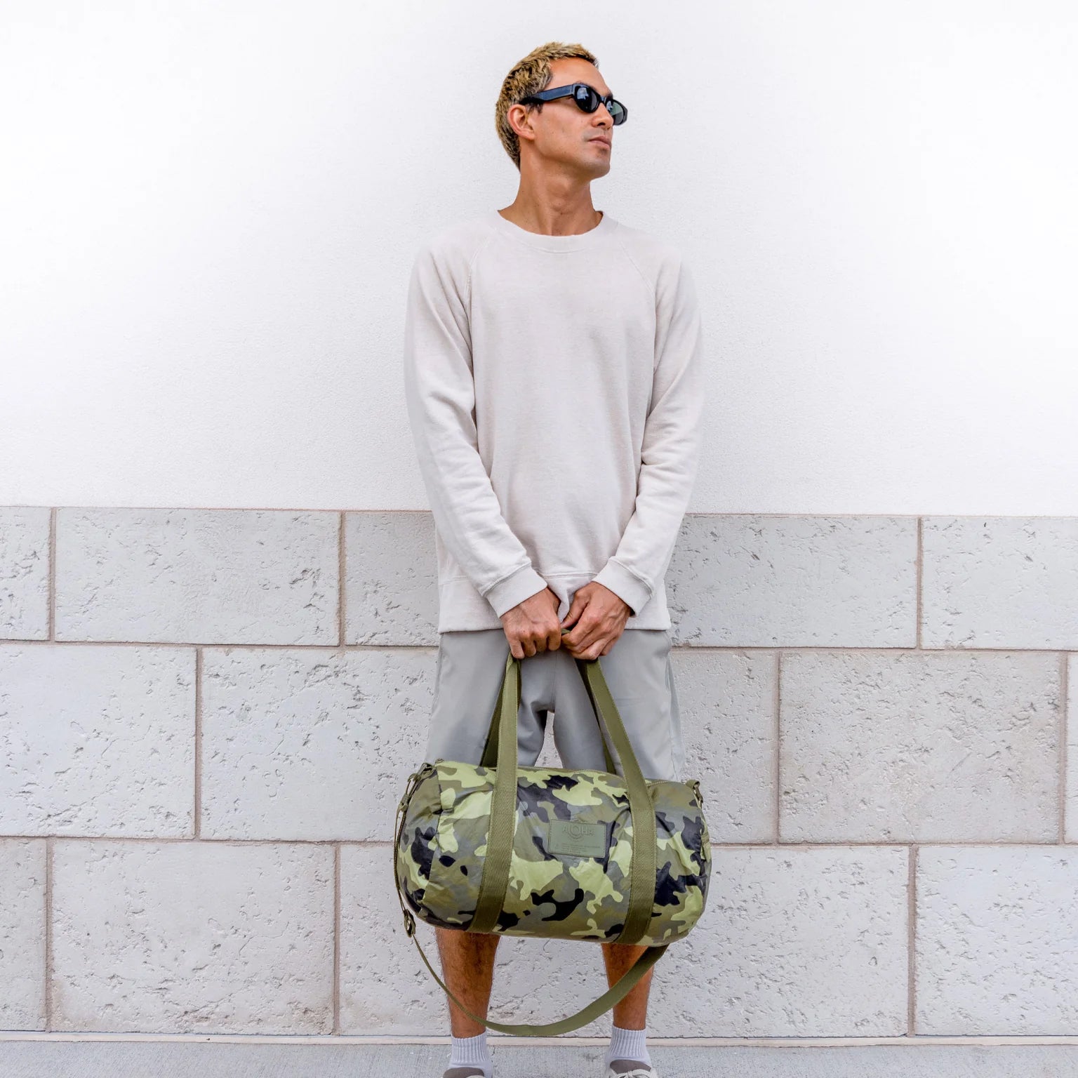 ALOHA COLLECTION DUFFLE / CAMO / HUNTER/OLIVE – Work It Out