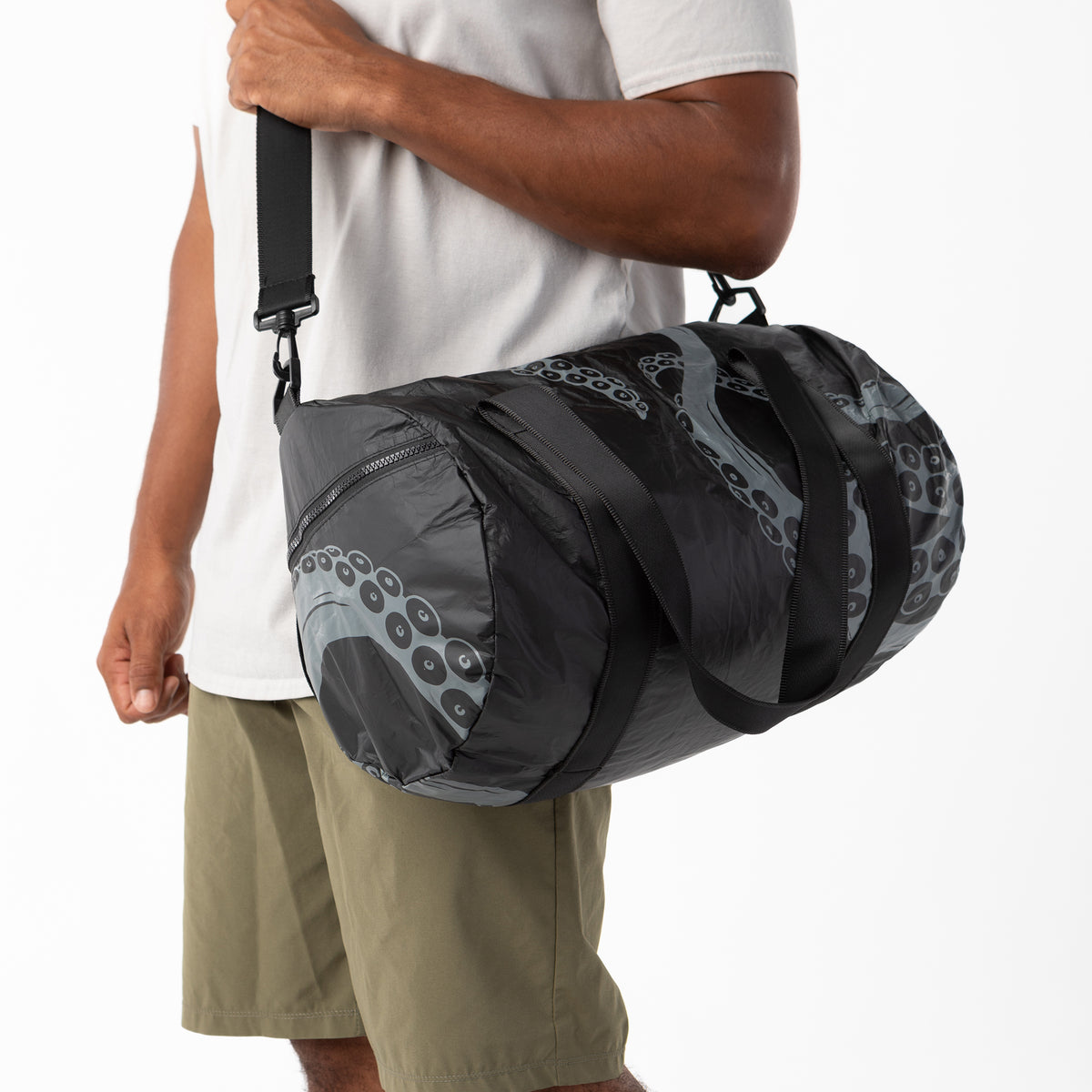 ALOHA COLLECTION DUFFLE / HE'E / CHARCOAL BLACK