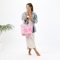 ALOHA COLLECTION REVERSIBLE TOTE / SALINA / FRUIT PUNCH SANDSTONE