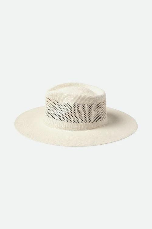 BRIXTON JO PANAMA STRAW RANCHER HAT - PANAMA WHITE – Work It Out display picture 3