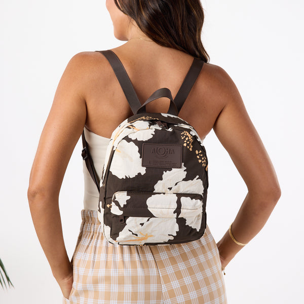 ALOHA COLLECTION MINI BACKPACK / TAHAA / CHOCOLATE