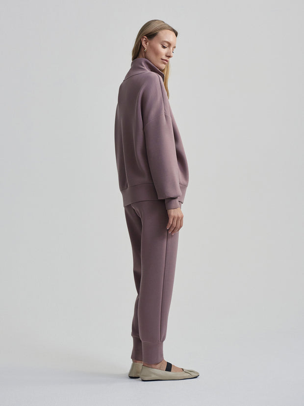 VARLEY HAWLEY HALF ZIP SWEAT - ANTLER