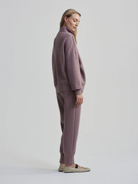 VARLEY HAWLEY HALF ZIP SWEAT - ANTLER