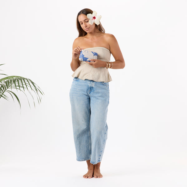 ALOHA COLLECTION MINI / SALINA TINY STRIPE / NAVY – Work It Out