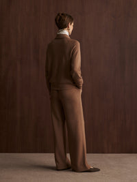 VARLEY TYDE ZIP THROUGH SWEAT - GOLDEN BRONZE MARL