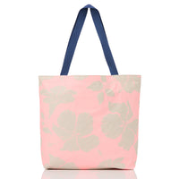 ALOHA COLLECTION REVERSIBLE TOTE / SALINA TINY STRIPE / NAVY