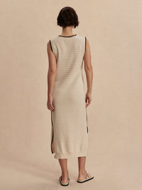 VARLEY DWIGHT TANK KNIT DRESS - BIRCH