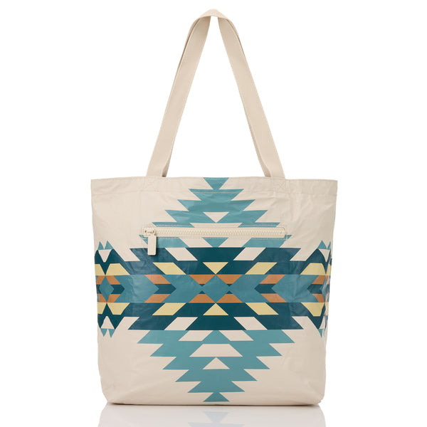 ALOHA COLLECTION REVERSIBLE TOTE / HOLOMUA HARDING / TIDE SANDSTONE