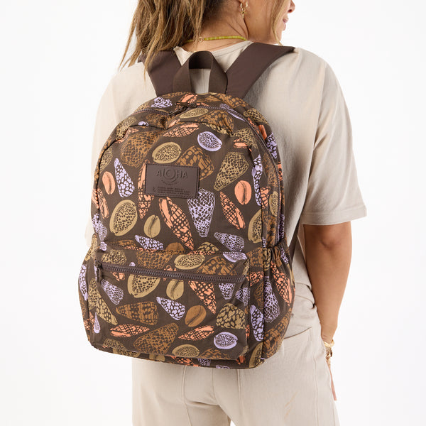 ALOHA COLLECTION KEEP IT LIGHT BACKPACK / SHORELINES / COCONUT