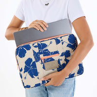 ALOHA COLLECTION LAPTOP CASE / SALINA TINY STRIPE / NAVY