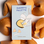 SHERRY'S PALETTE FORTUNE COOKIE ENAMEL PIN