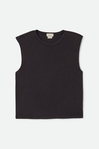 BRIXTON CAREFREE ORGANIC GD MUSCLE TANK - BLACK