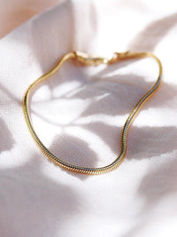 KE ALOHA JEWELRY GOLD FILLED SNAKE CHAIN BRACELET - AKELA