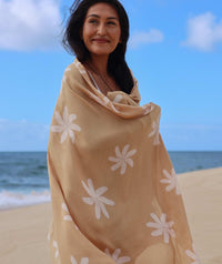 TAG ALOHA CO PAREO - GOLD TIARE