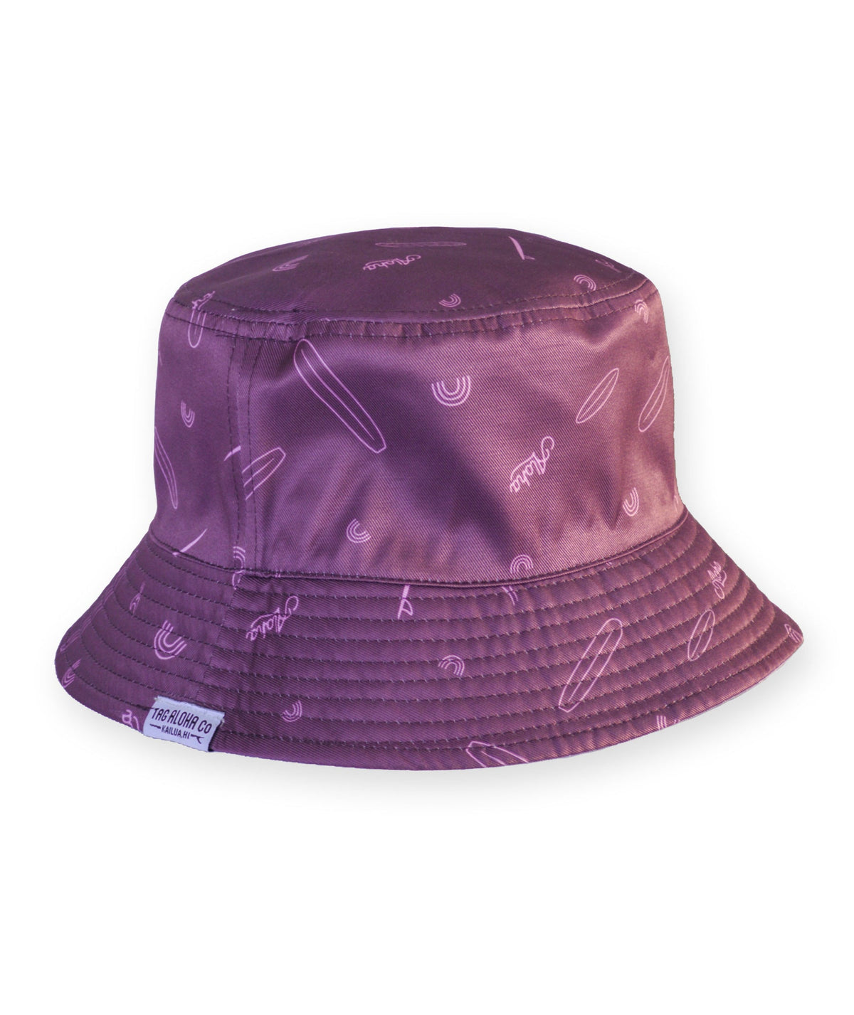 TAG ALOHA CO REVERSIBLE BUCKET HATS - ALOHA