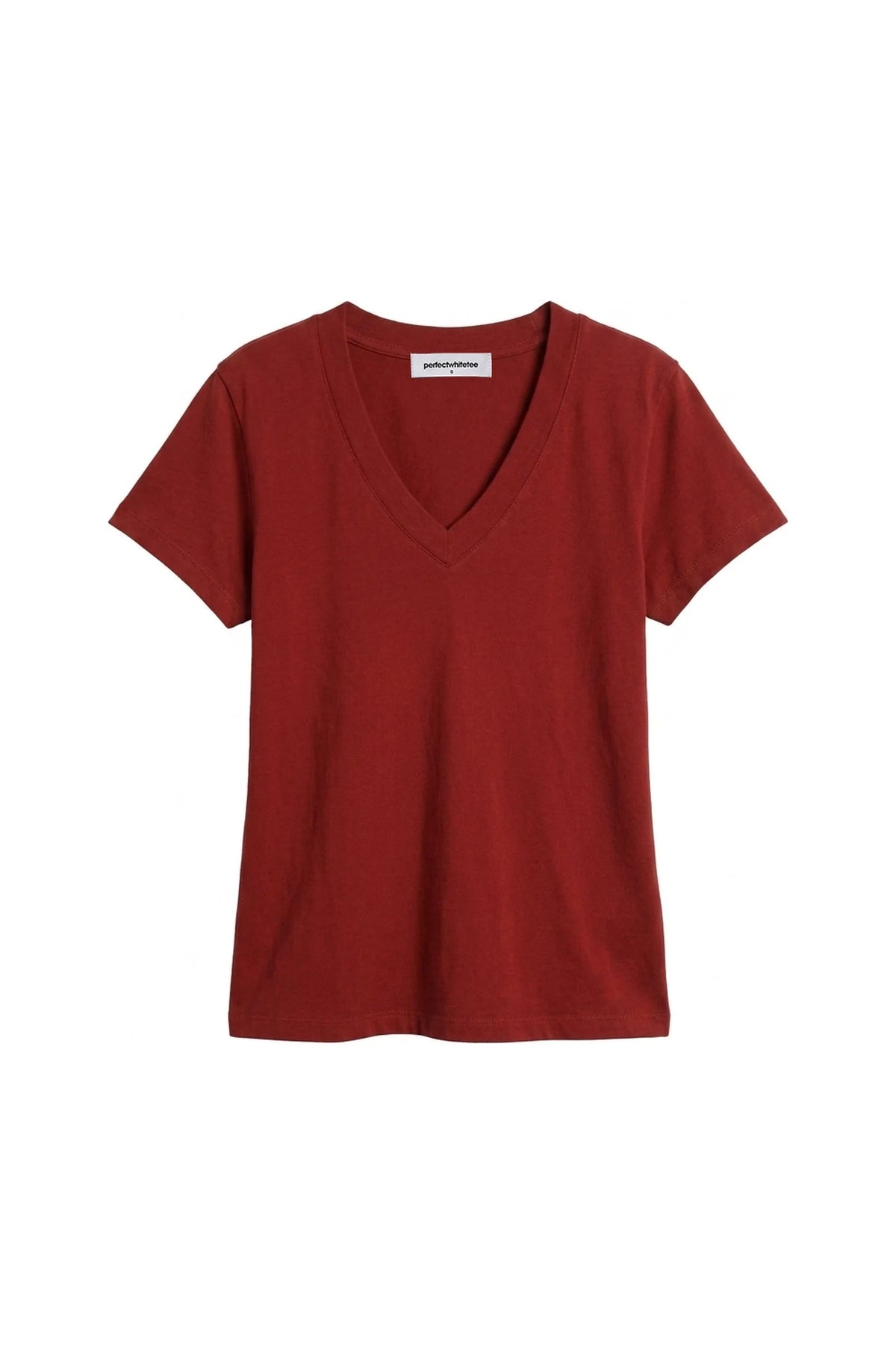 PERFECT WHITE TEE HENDRIX BASIC V - RUBY RED T69