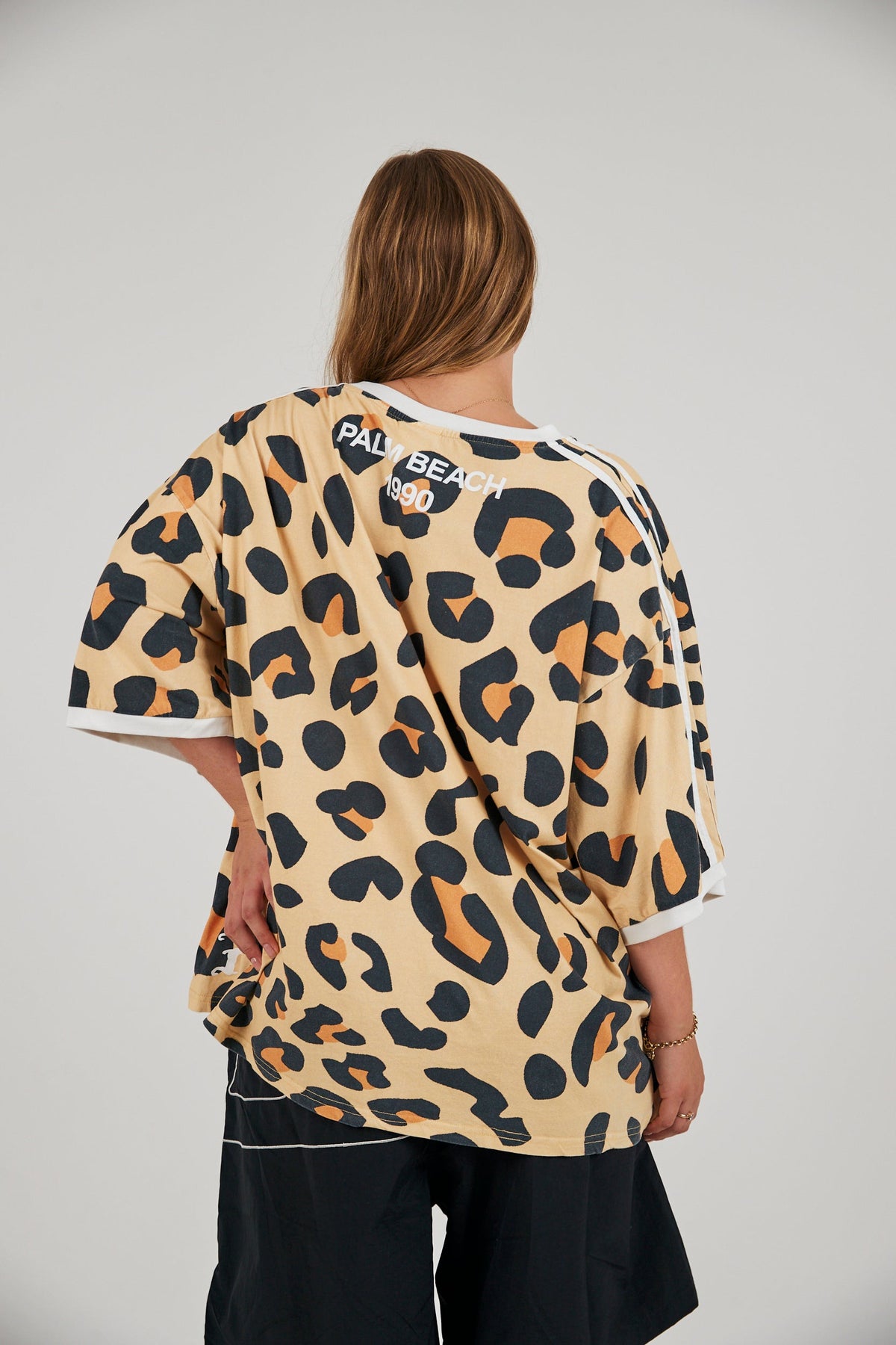 SABBI HIBISCUS TEE - LEOPARD