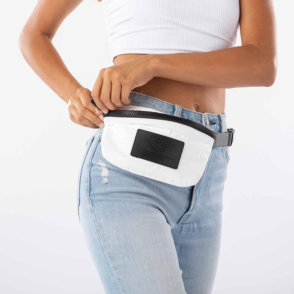 ALOHA COLLECTION MINI HIP PACK /  WHITE