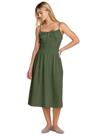 RVCA RAYA MIDI DRESS - OLV
