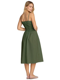 RVCA RAYA MIDI DRESS - OLV