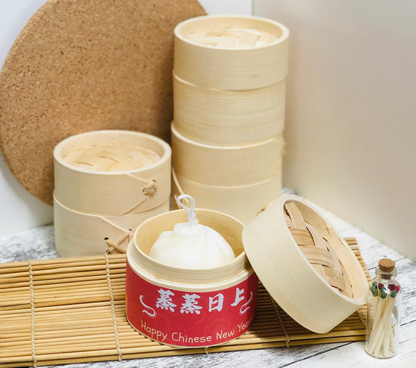 BIG FAN ART STUDIO STEAM BUN CANDLE SET