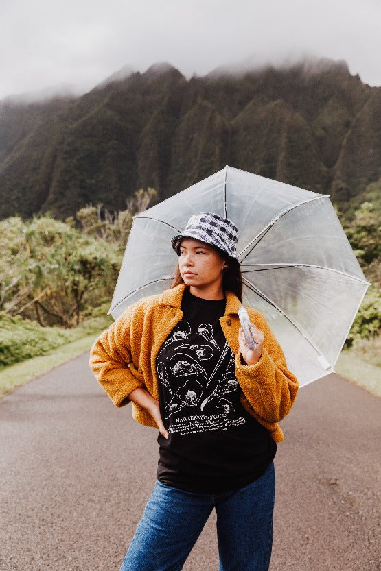 LAULIMA HAWAIIAN BIRD SKULL TEE