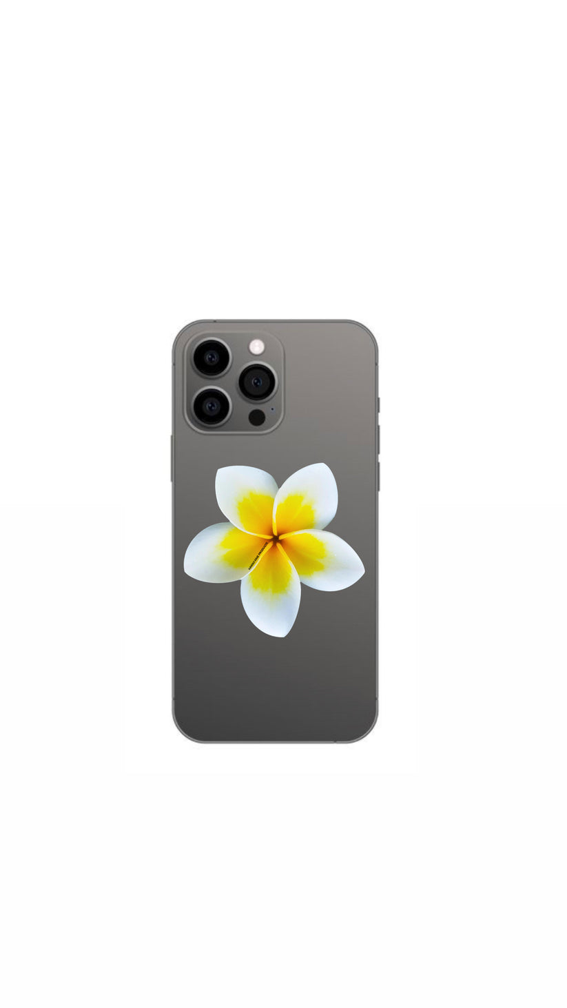 HAWAIIAN KINE PRODUCTS LLC PHONE GRIP - PLUMERIA YELLOW